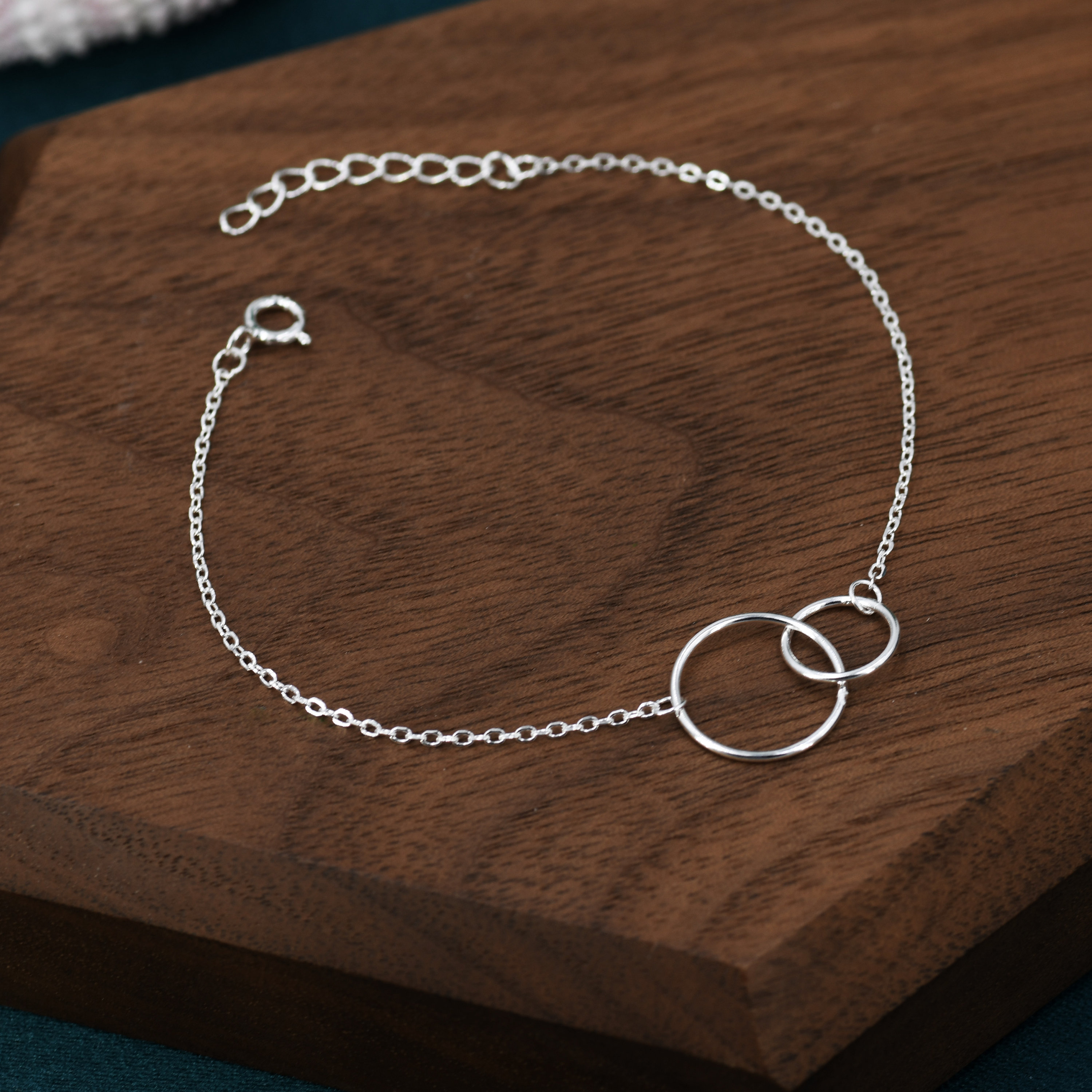 Double circle bracelet deals