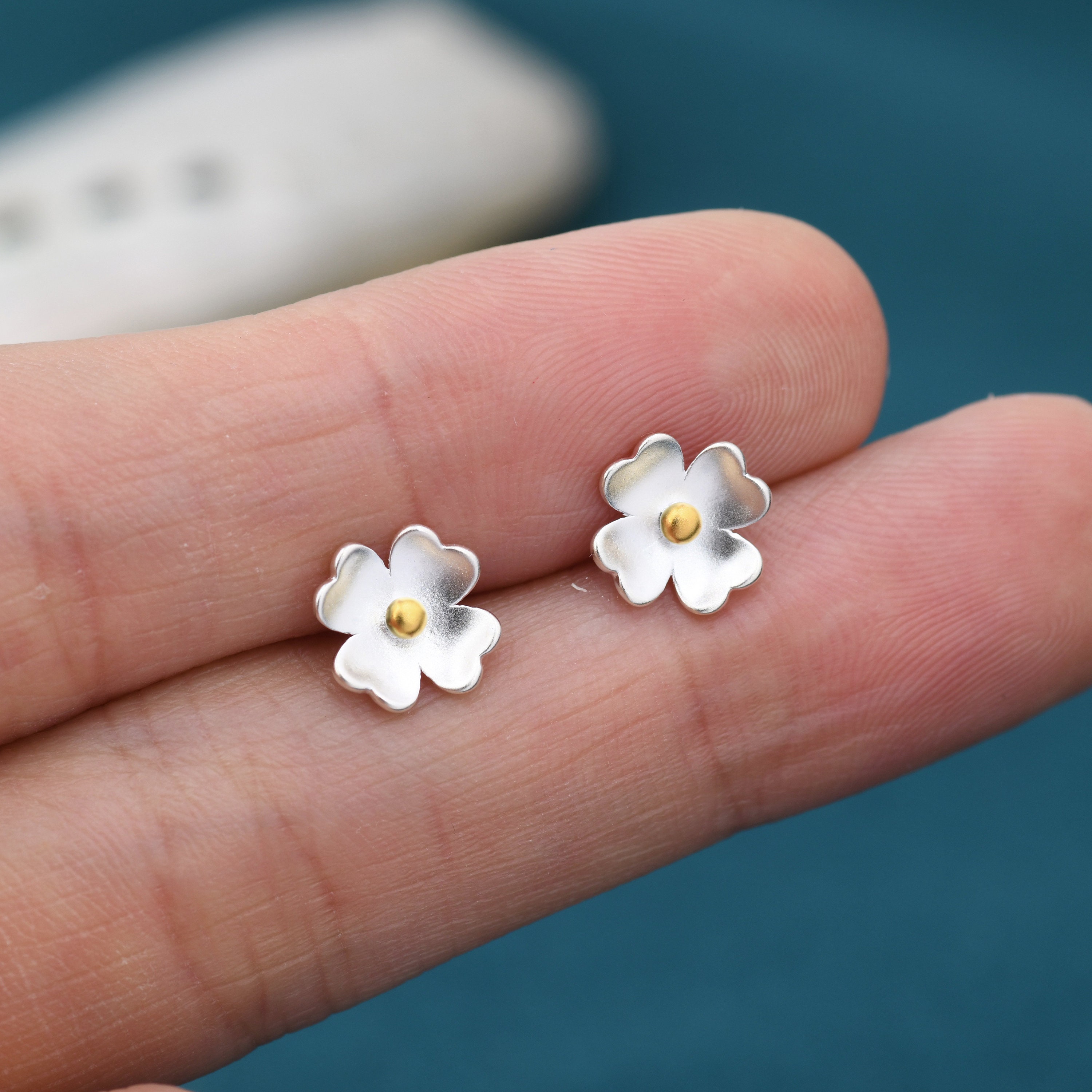 Orecchini con fiori veri - Italia
