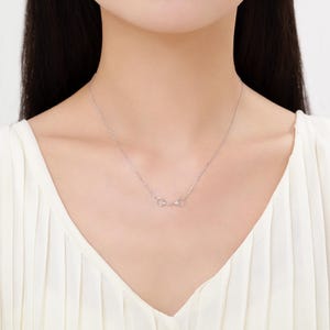 Snaffle Bit Necklace in Sterling Silver, Silver or Gold, Horse Necklace, Horse Charm, Horse Gift, Horse Jewellery image 2