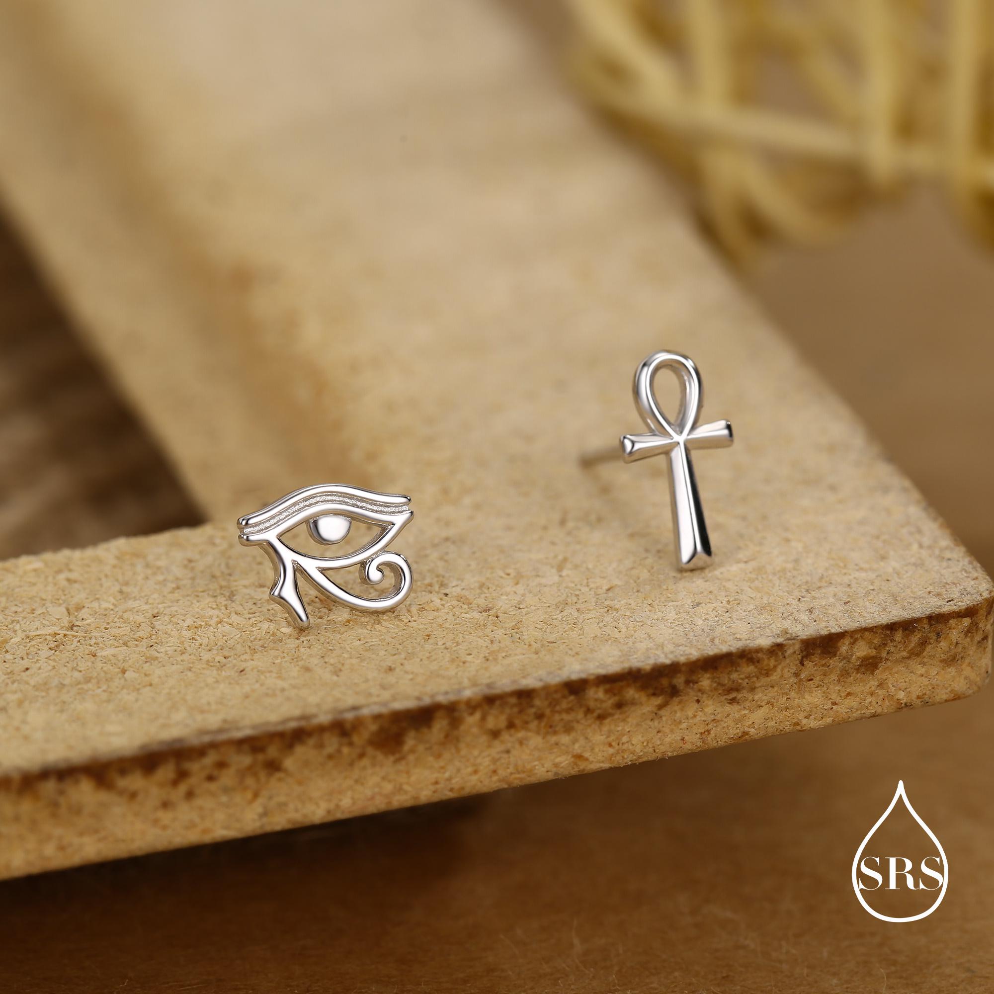 LIKGREAT Occhio egiziano di Horus Ankh Collana con
