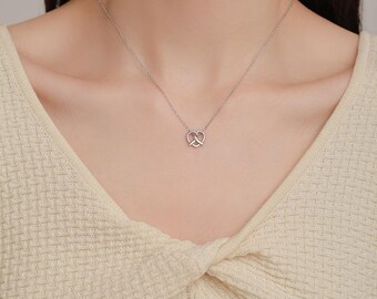 TATIANA☆[Silver925] Pretzel Heart and Ball Necklace il_fullxfull.6644392282_c5uy.jpg