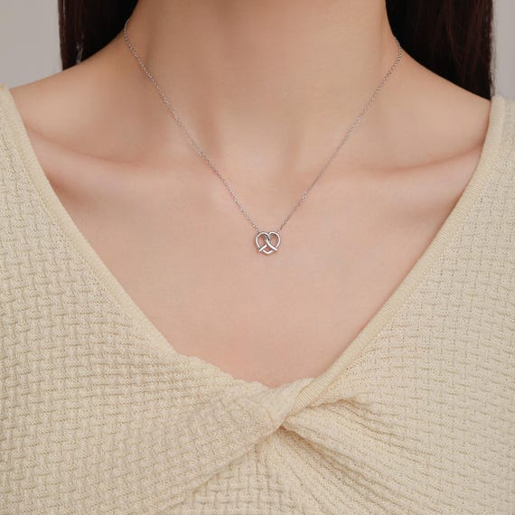 ネックレス・ペンダント TATIANA Silver 925 Pretzel Heart Necklace NZ2155 5004627624 Designer fashion, Seoul-fully created | W Concept