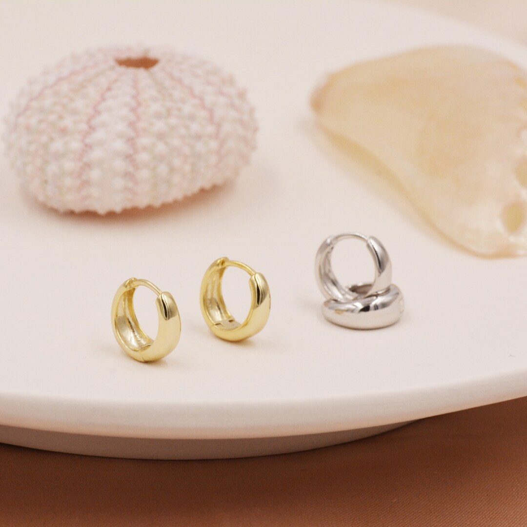 Mini Chunky Hoop Earring