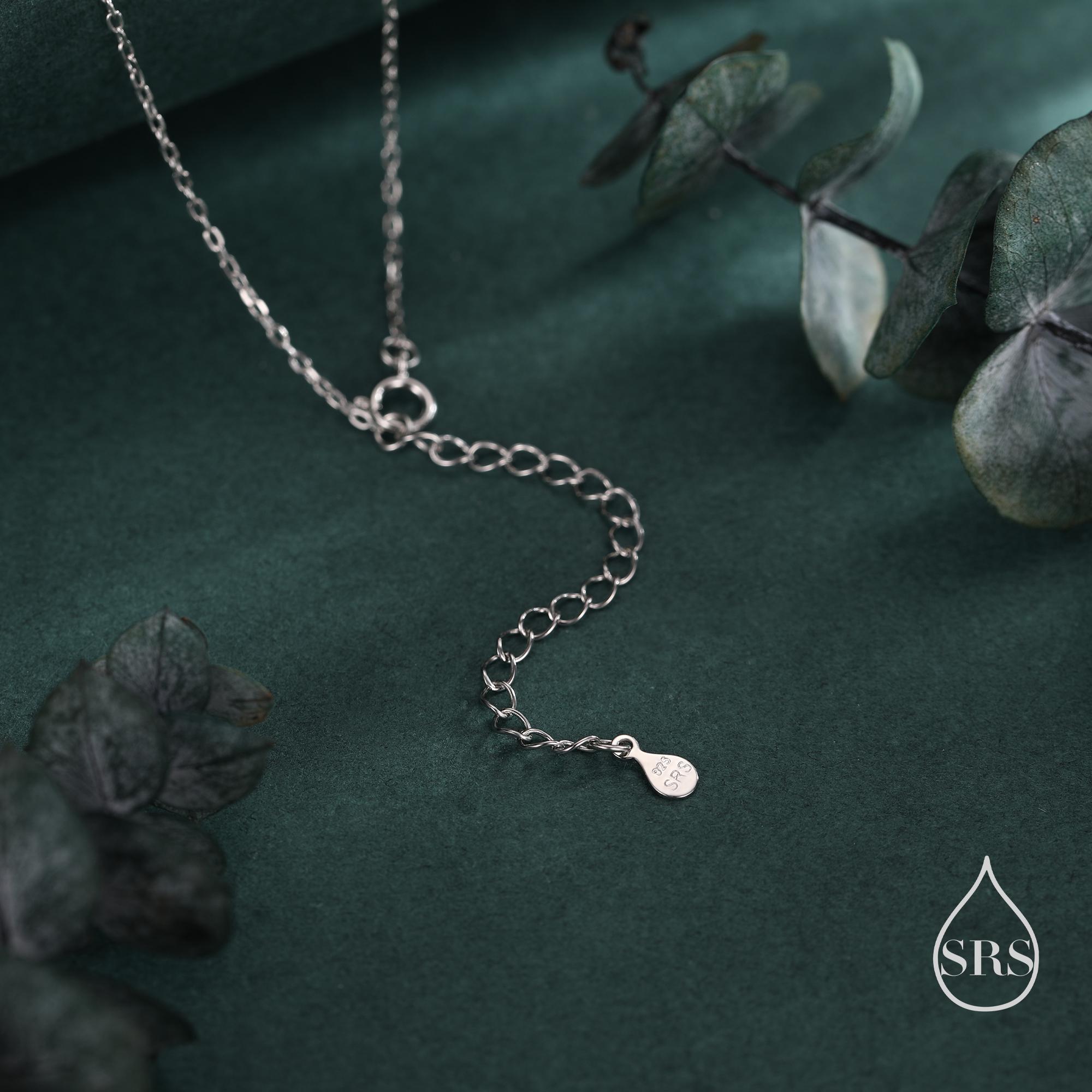 Tiny Crown Pendant Necklace in Sterling Silver, Silver or Gold