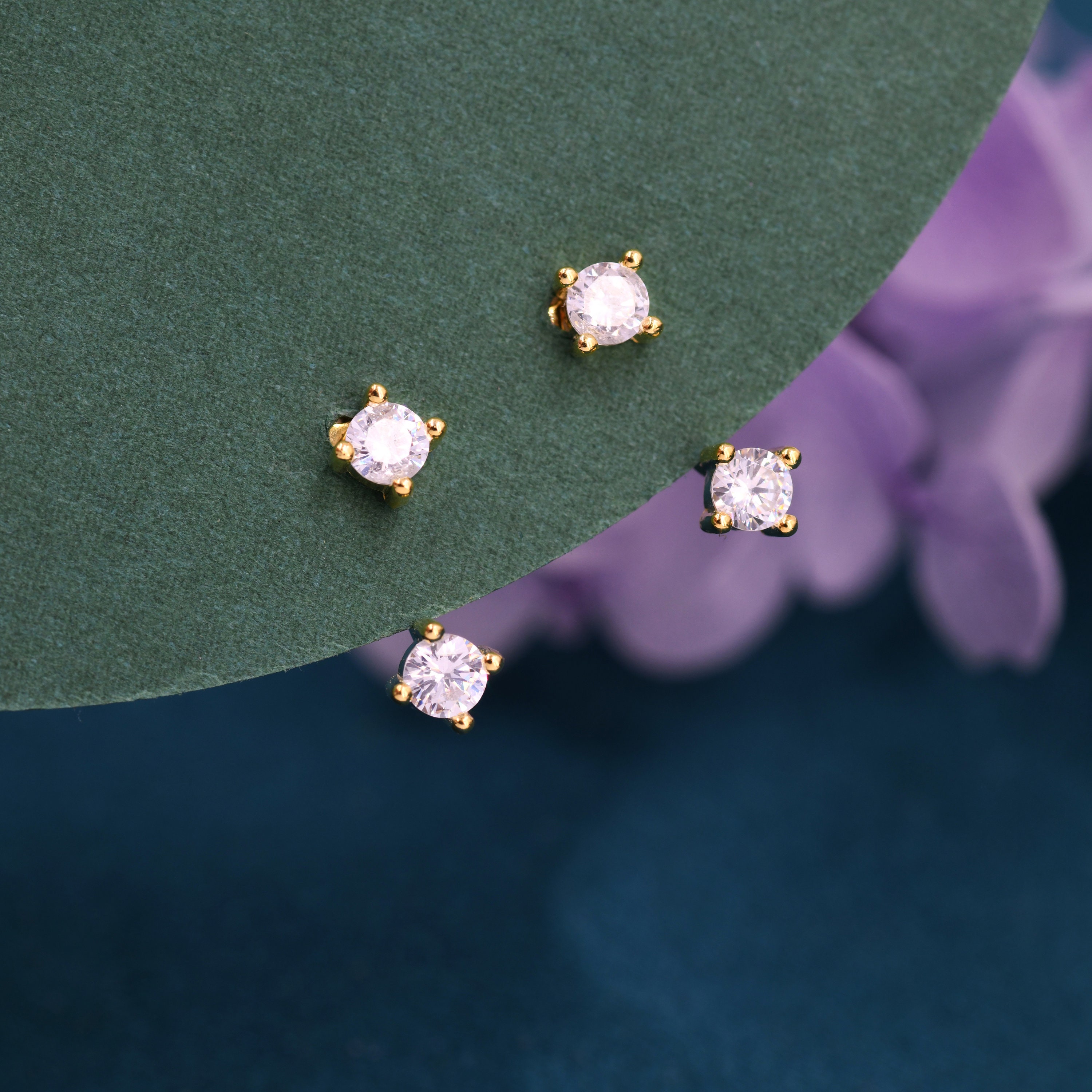 2x ORECCHINI ORECCHINI A GANCIO FRANCESE ARGENTO STERLING CZ