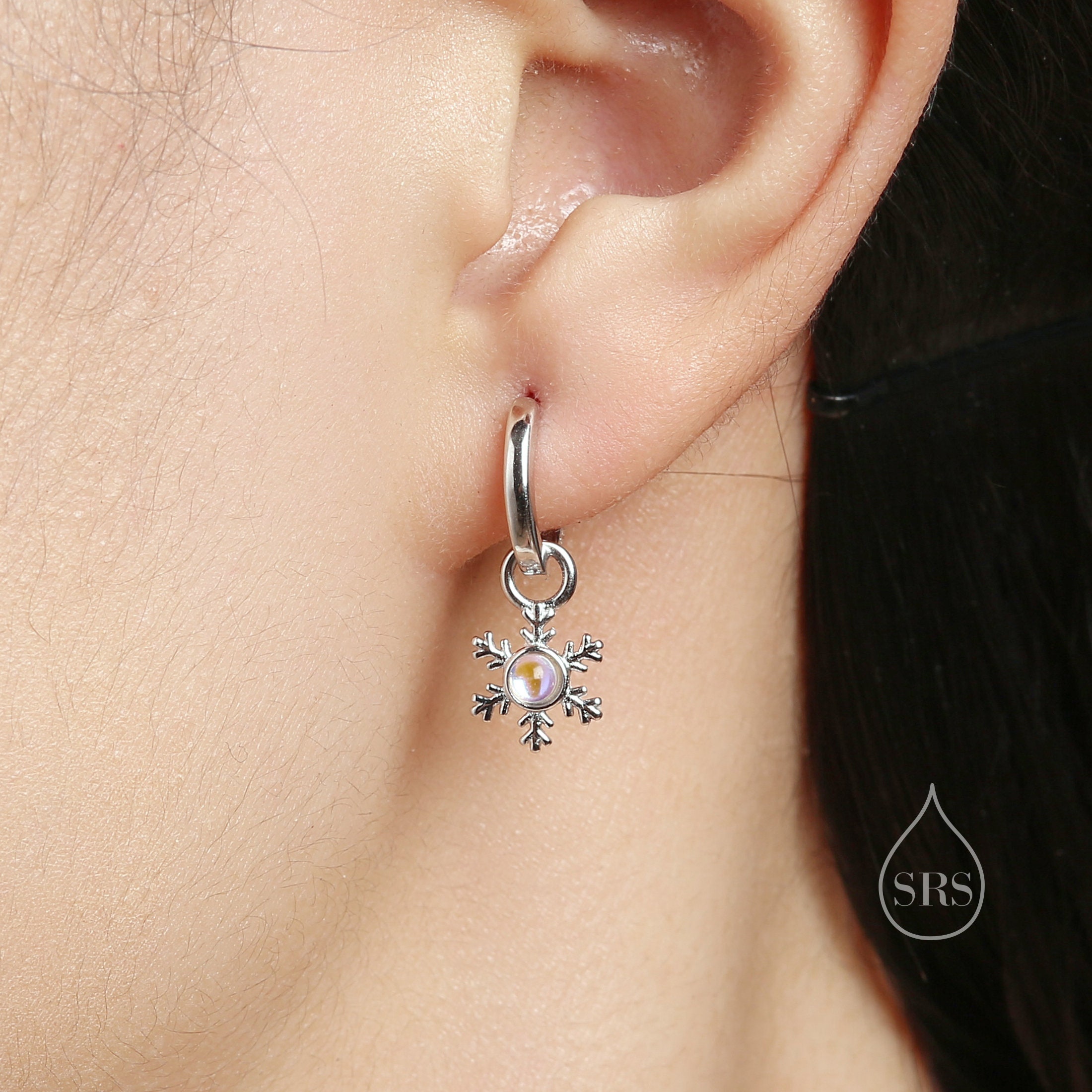 Anello da donna con fiocco di neve argento