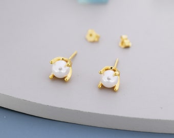YAN & LEI Sterling Silver Detachable Star Stud with 6mm Freshwater Pearl Ear Jacket Earrings YAN & LEI Sterling Silver Detachable Star Stud with 6mm Freshwater Pearl Ear Jacket Earrings