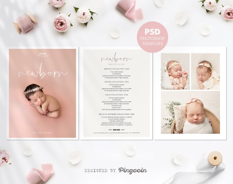 Newborn Photography Price List Template. Newborn Pricing Etsy