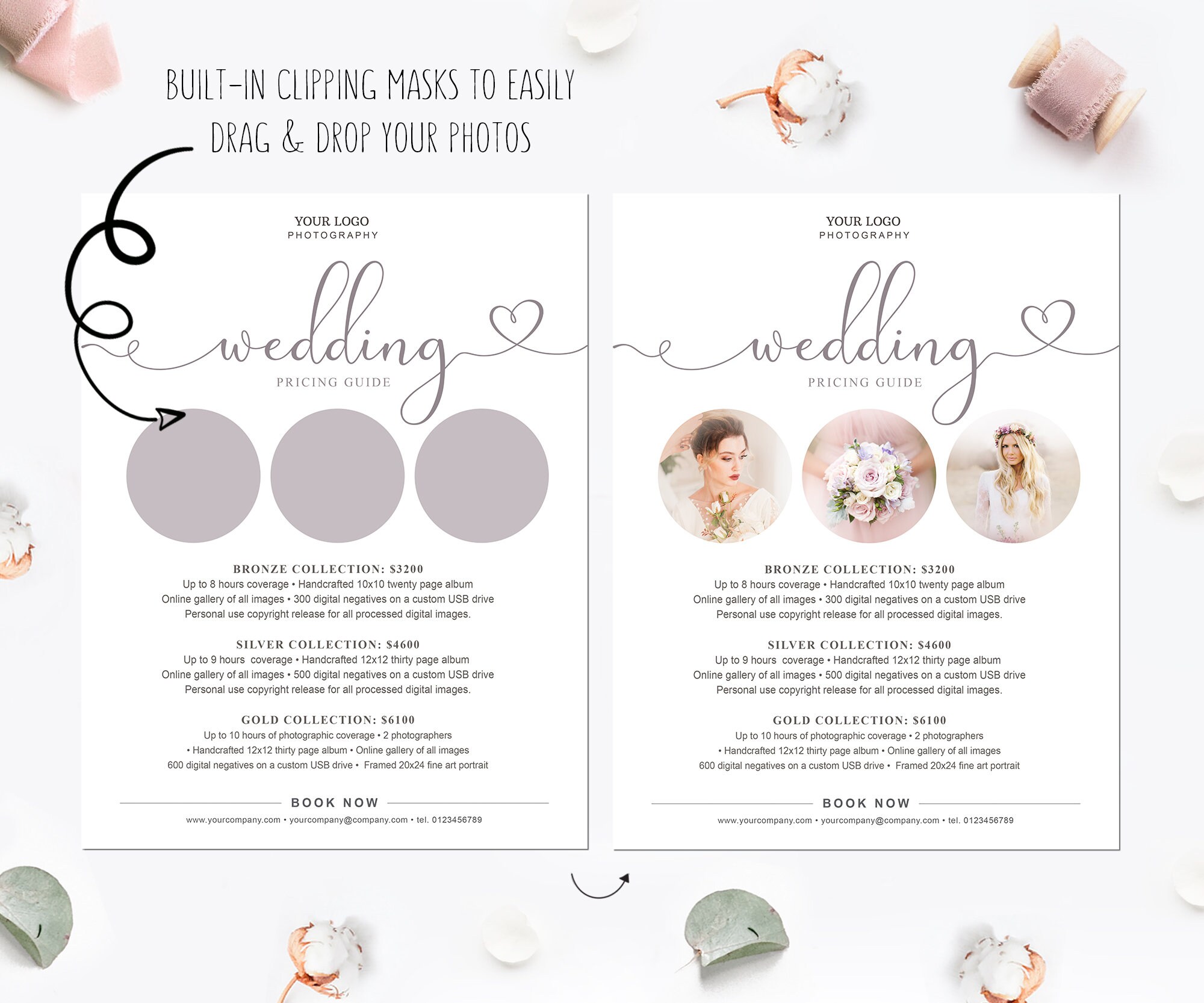 Wedding Price List Template Wedding Photography Price Guide Etsy Norway