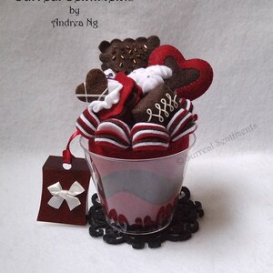Veludo vermelho chocolate sorvete bolo doces decoração kawaii sobremesas café bolo de pelúcia coração biscoito decoração presente dos namorados bolo cartão de presente