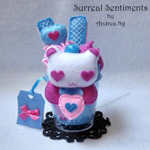 Valentinstag Geschenk Panda Geschenk Herz Panda Parfait Herz Panda Kuchenparfait Romantisches Geschenk Freundin Geschenk Freund Geschenk Herz Love Geschenk Liebesplüsch