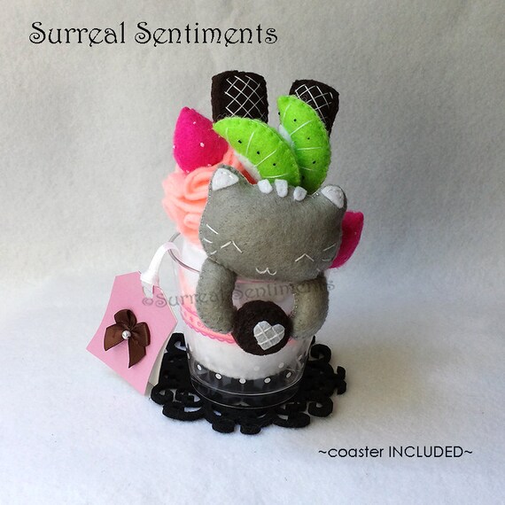 chibi cat plush
