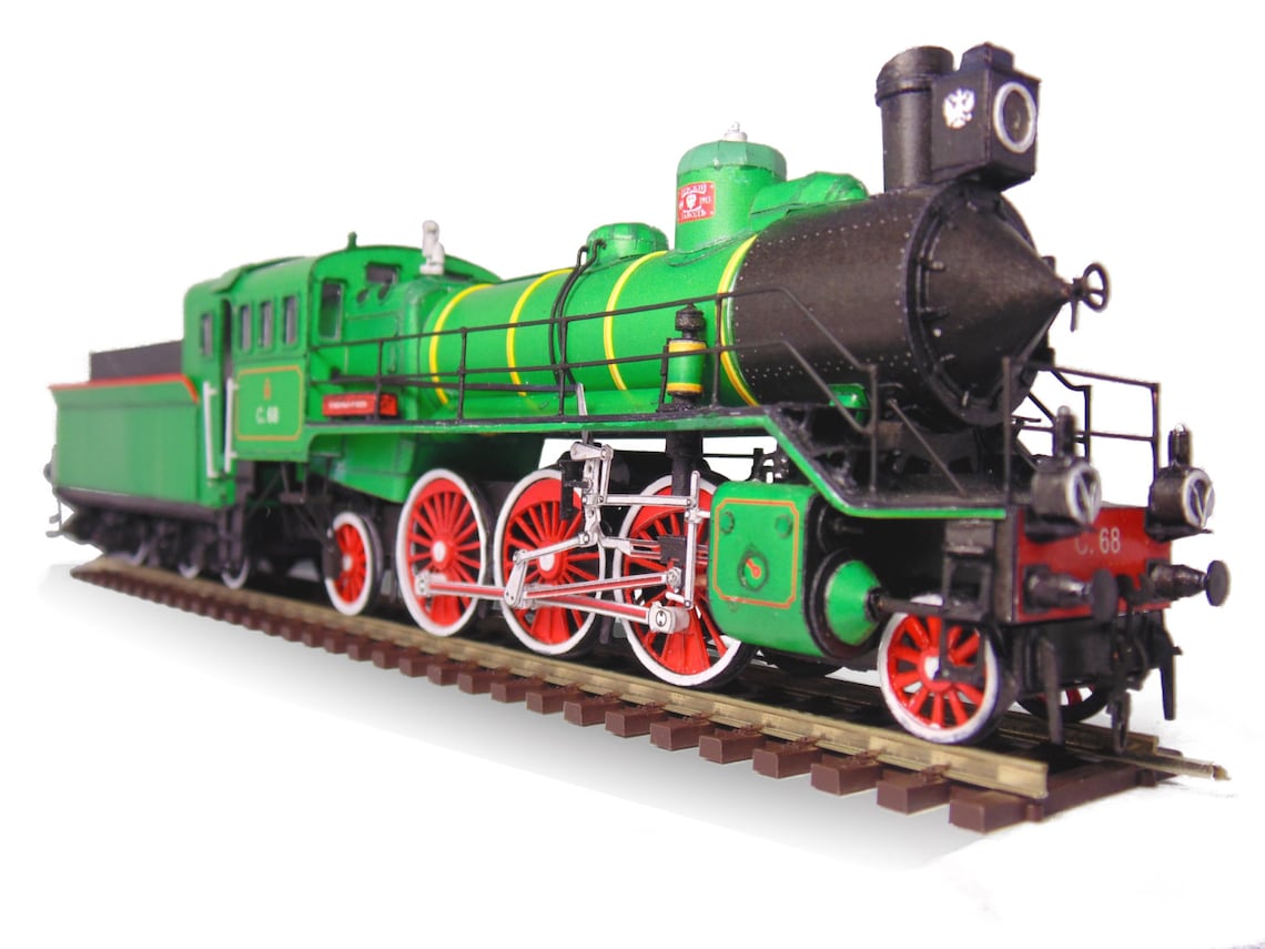 Train model kit of Steam Type S or Russian Etsy