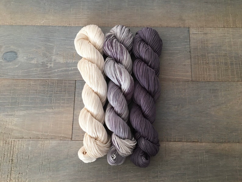 Newsprint 3 color kit on 100/% pima cotton DK