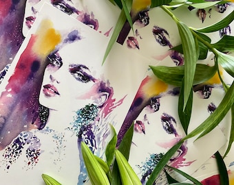 Magic . fashion illustration Art Print, small - A4, limited edition poster