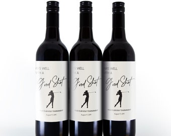 golf bolsa wine holder