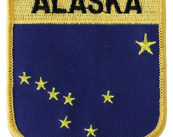 Alaska Flag Shield Patch