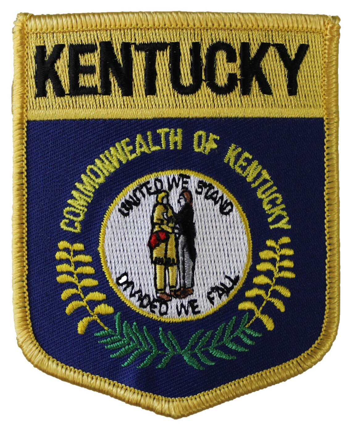 Kentucky Flag Shield Patch Etsy
