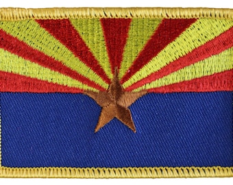 Arizona Flag Rectangular Patch