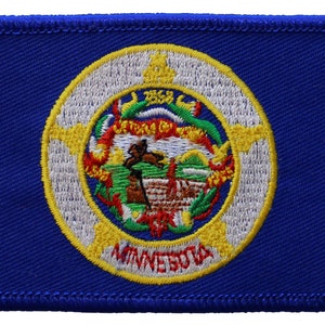 Minnesota Flag Rectangular Patch