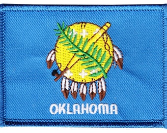 Oklahoma Flag Rectangular Patch