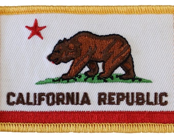 California Flag Rectangular Patch