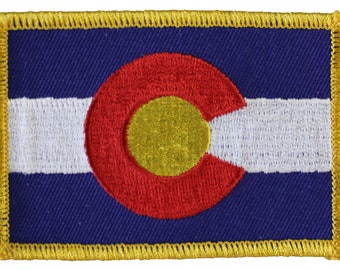 Colorado Flag Rectangular Patch