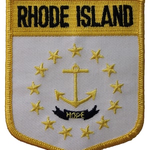 Rhode Island Flag Shield Patch
