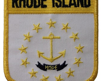 Rhode Island Flag Shield Patch