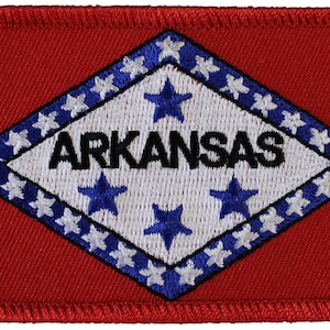 Arkansas Flag Rectangular Patch