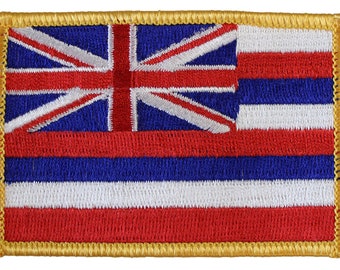 Hawaii Flag Rectangular Patch