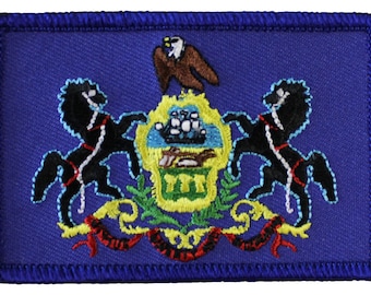 Pennsylvania Flag Rectangular Patch