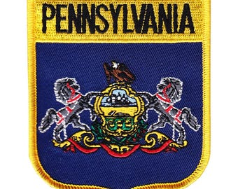 Pennsylvania Flag Shield Patch