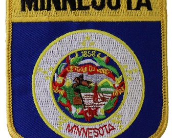 Minnesota Flag Shield Patch