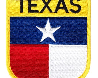 Texas Flag Shield Patch