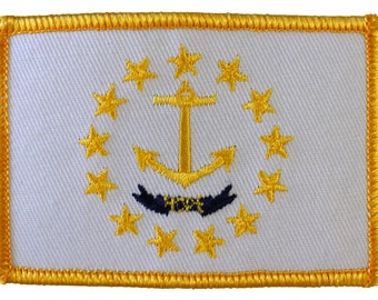 Rhode Island Flag Rectangular Patch