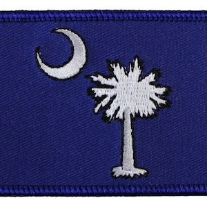 South Carolina Flag Rectangular Patch