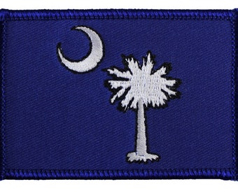 South Carolina Flag Rectangular Patch