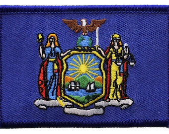New York Flag Rectangular Patch