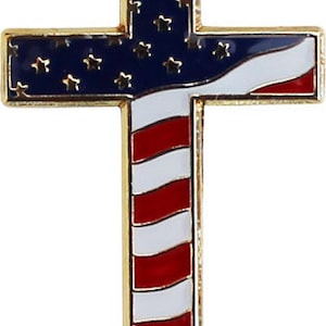 Cross Lapel Pin (USA)