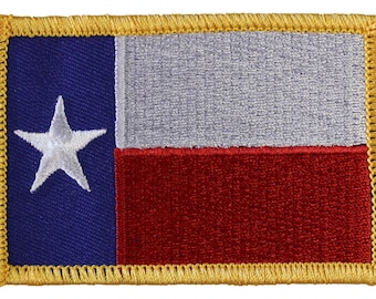 Texas Flag Rectangular Patch