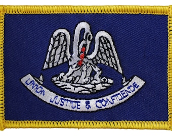 Louisiana Flag Rectangular Patch