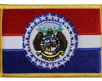 Missouri Flag Rectangular Patch