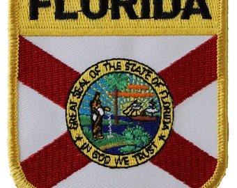 Florida Flag Shield Patch
