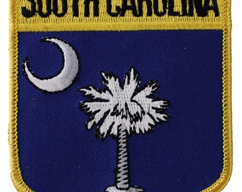 South Carolina Flag Shield Patch