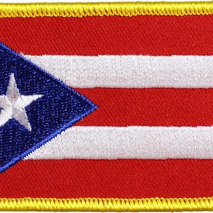 Puerto Rico Flag Rectangular Patch