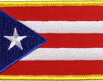 Puerto Rico Flag Rectangular Patch
