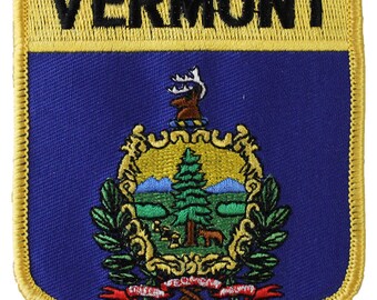 Vermont Flag Shield Patch