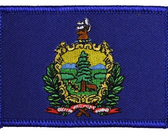 Vermont Flag Rectangular Patch
