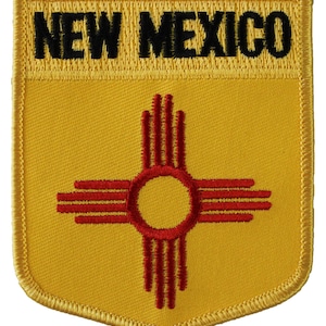 New Mexico Flag Shield Patch